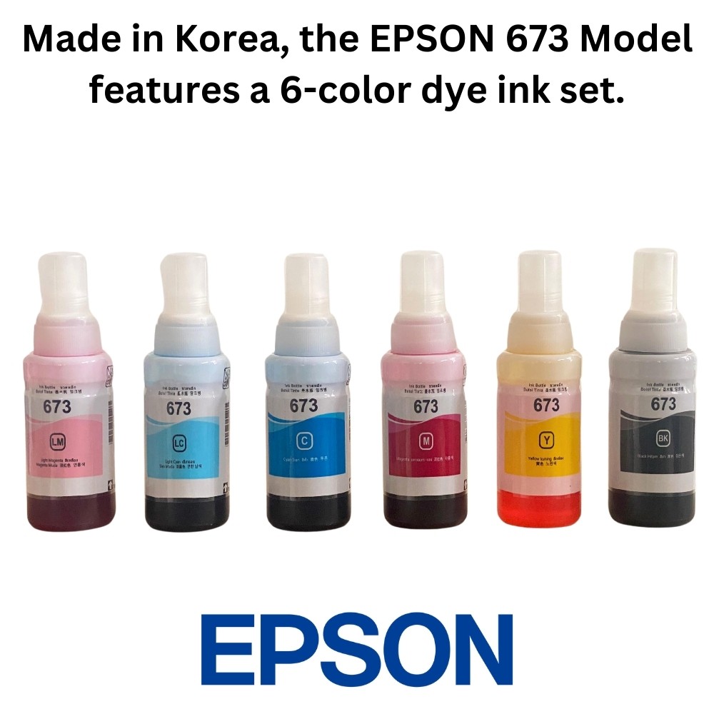 Epson 673 Dye Ink 6 Colour Set