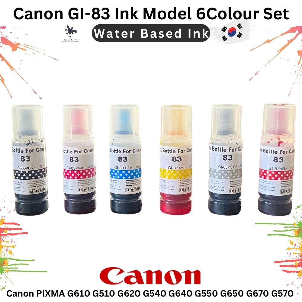 Canon GI73 GI83 Ink 6colour Set