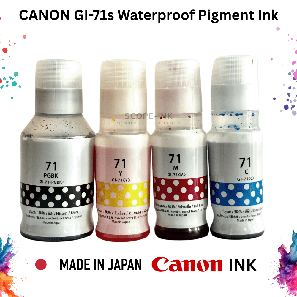Canon GI71 Pigemnt Model Ink 4Colour Set